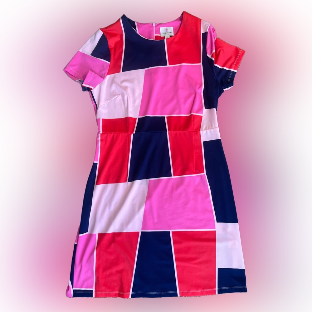 NWT Julie Brown color block dress L